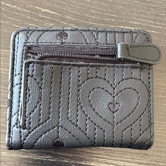 Betsey Johnson Black Heart-Embellished Wallet - Picture 2 of 5